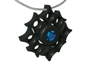 pendant with gem 3D Print Model