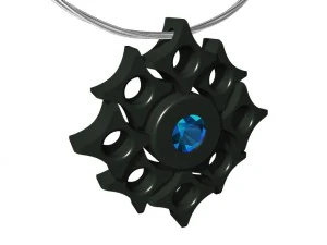 pendant with gem 3D Print Model