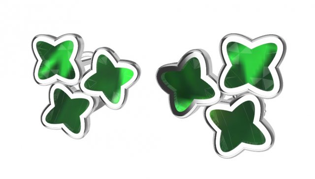 earrings with enamel Model do druku 3D .c4d .max .obj .3ds .fbx .stl .blend 