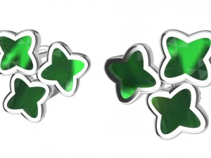 brincos com esmalte Modelo de Impressão 3D