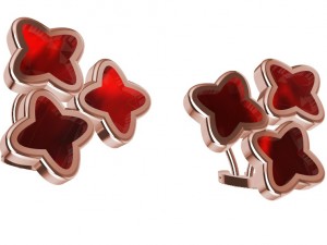 earrings with enamel Model do druku 3D
