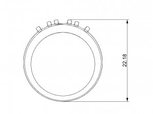 ring with gems 3D-Druckmodell