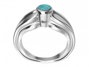 ring with wood 3D Print Model