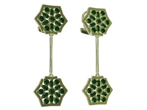earrings with gems 3D Принт Модель