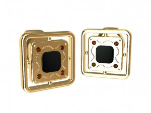 earrings with gems 3D Print Model