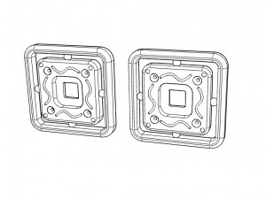 earrings with gems 3D Принт Модель