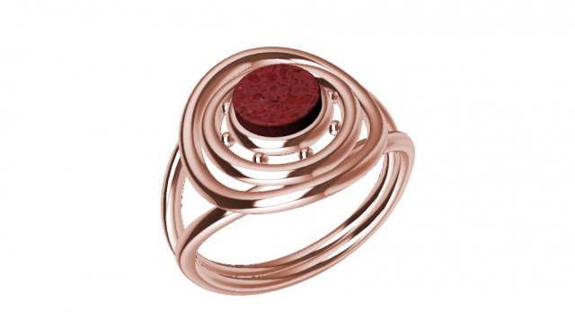 ring with ebany or other Model Cetak 3D .c4d .max .obj .3ds .fbx .stl .blend 