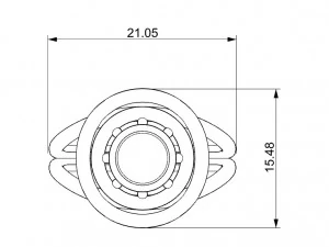 ring with ebany or other 3D Print Model