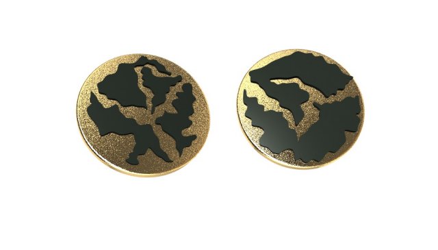 earrings Modello di stampa 3D .c4d .max .obj .3ds .fbx .stl .blend 