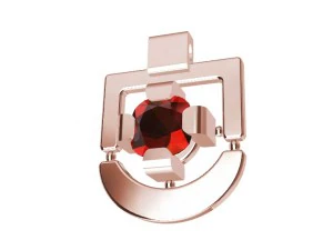 pendant with gem 3D Print Model