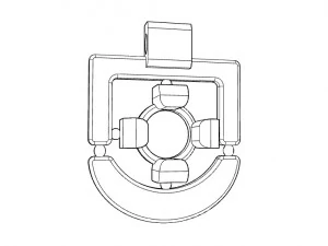 pendant with gem 3D Print Model