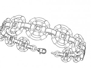 bracelet Model Cetak 3D