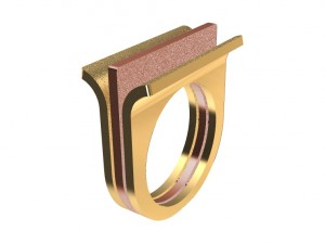 tricolor ring 3D Print Model
