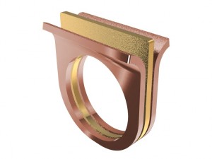tricolor ring Modelo de Impressão 3D