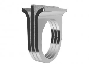 tricolor ring 3D Print Model