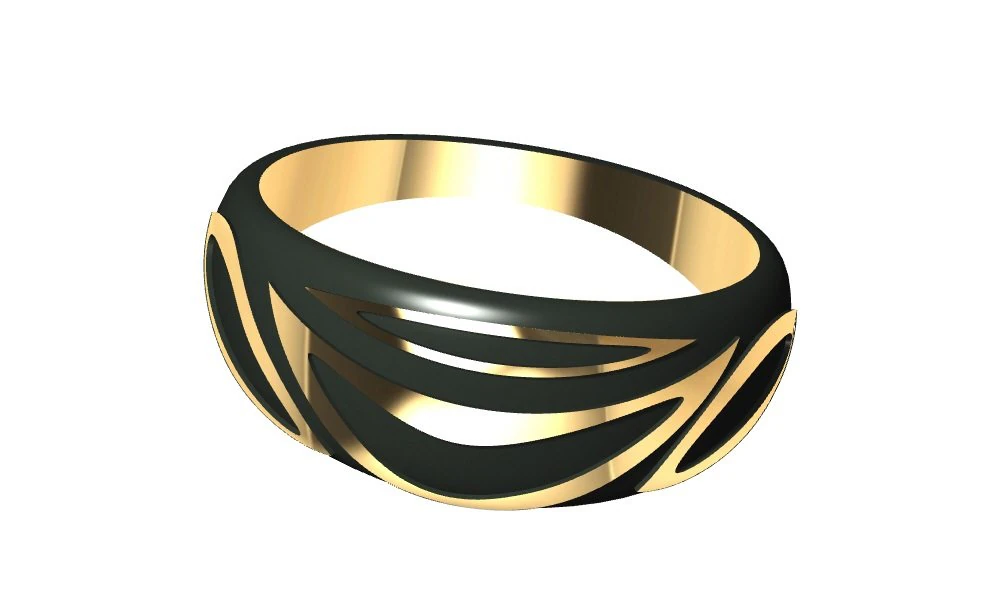 a different ring 3D Print Model .c4d .max .obj .3ds .fbx .stl .blend 