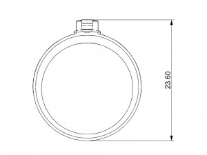 ring with gem 3D Baskı Modeli