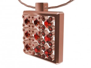 pendant with gems 3D Print Model
