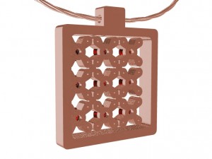 pendant with gems 3D Print Model