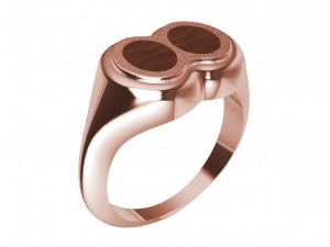 ring with wood 3D 打印模型