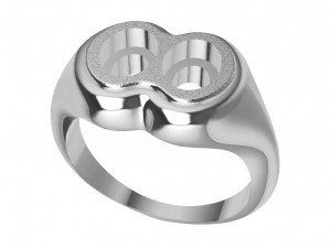 ring with wood 3D 打印模型