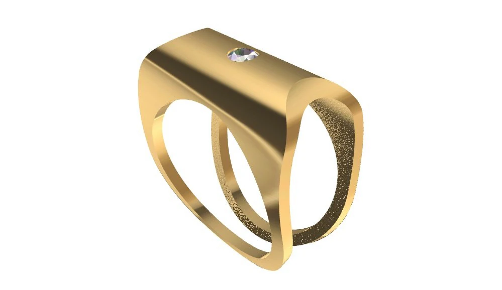 a different ring 3D Print Model .c4d .max .obj .3ds .fbx .stl .blend 