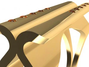 cincin yang berbeda dengan permata Model Cetak 3D