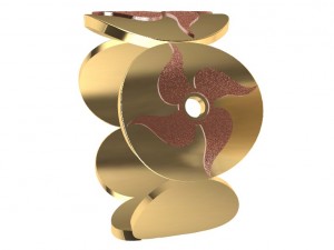 bicolor ring 3D-Druckmodell