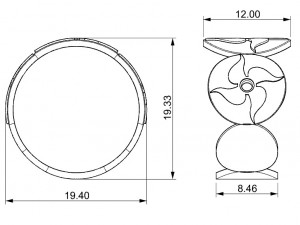 bicolor ring 3D-Druckmodell