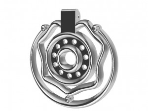 pendant with gems 3D Print Model