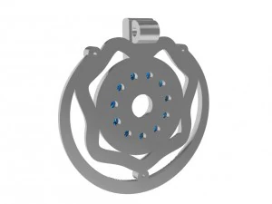 pendant with gems 3D Print Model