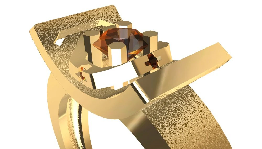 a special ring 3D Print Model .c4d .max .obj .3ds .fbx .stl .blend 
