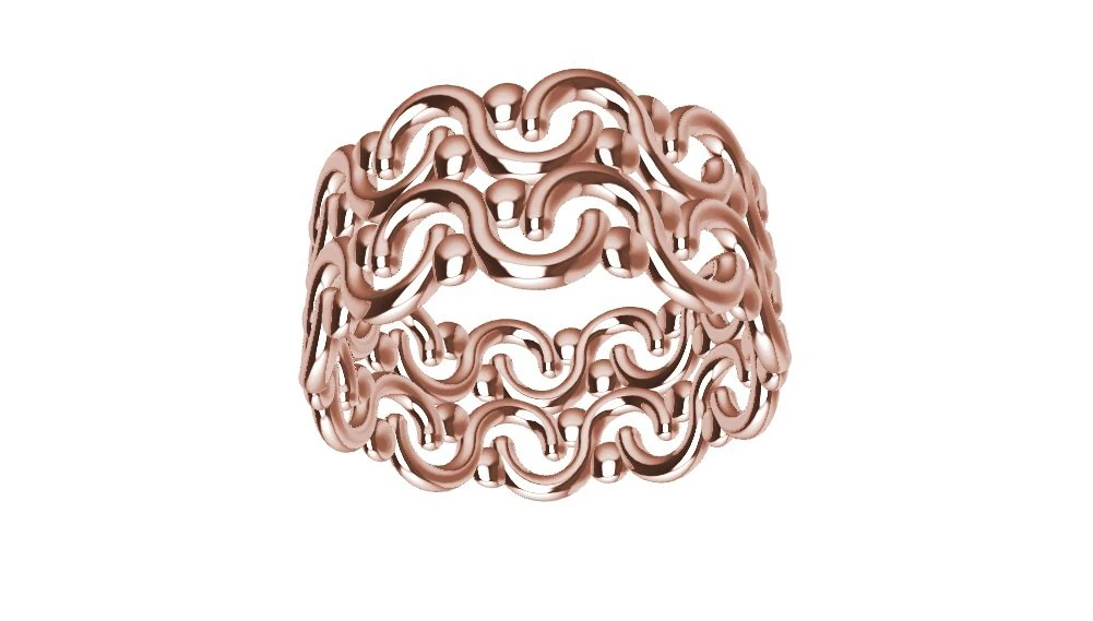 a different ring 3D Print Model .c4d .max .obj .3ds .fbx .stl .blend 