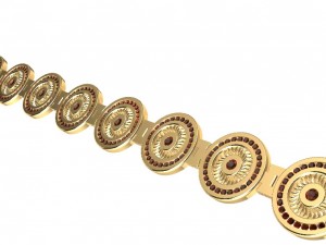 a different bracelet with gems Modello di stampa 3D