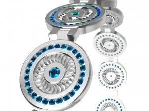 a different bracelet with gems 3D Print Model