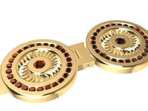 a different bracelet with gems Modello di stampa 3D