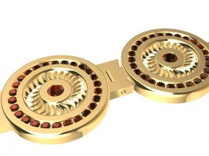 a different bracelet with gems 3D Print Model
