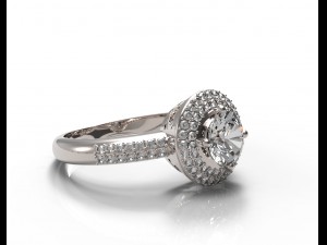 diamond ring d19 Modelo 3D