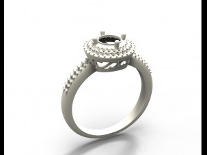 diamond ring d19 Modelo 3D