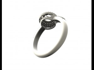 diamond ring d19 Modelo 3D