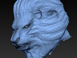lion head 3D Model