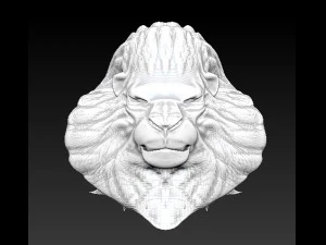 lion head 3D Model