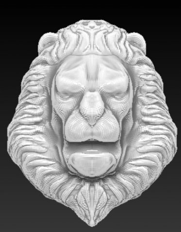 lion head door knocker Modelo de Impressão 3D .c4d .max .obj .3ds .fbx .stl .blend 