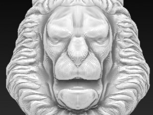 lion head door knocker 3D Print Model