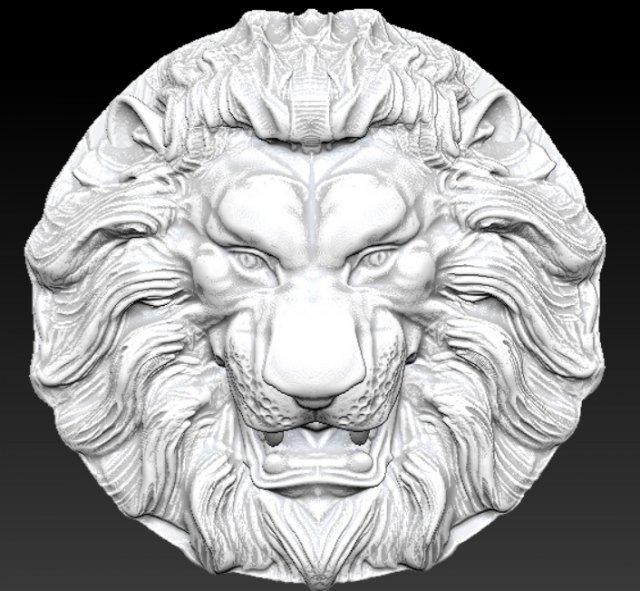 lion gerb Modèles 3D en vedette .c4d .max .obj .3ds .fbx .stl .blend 