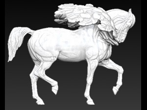 king pegasus 3D 打印模型