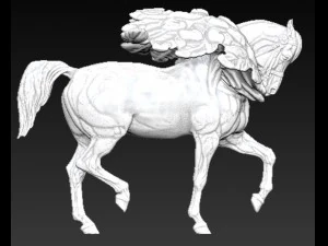 kr&oacute;l pegaz Model do druku 3D