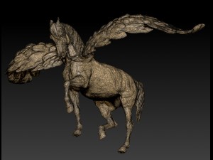king pegasus 3D 打印模型