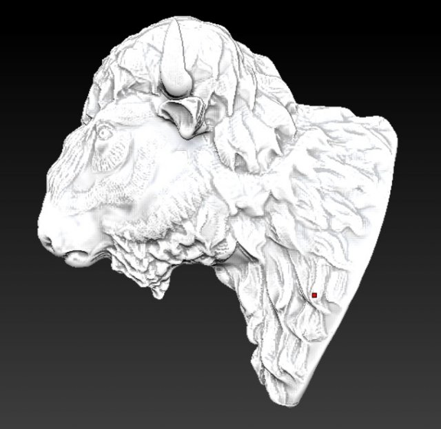 bison buffalo head sculpture Modèles 3D en vedette .c4d .max .obj .3ds .fbx .stl .blend 