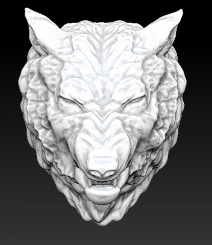 Download wild dog wolf 3D Model